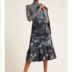 Anthropologie Beautiful Midi Skirt